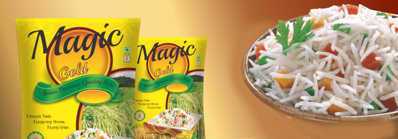 Magic Gold Rice Banner
